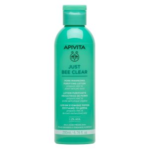 APIVITA  JUST BEE CLEAR PORE MINIMIZING Losion za dubinsko čišćenje i skupljanje pora 200 ml