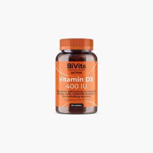 BiVits Vitamin D3 400 IU, 60 tableta