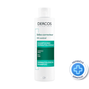 Vichy Dercos  šampon za regulaciju masnoće vlasišta, 200ml