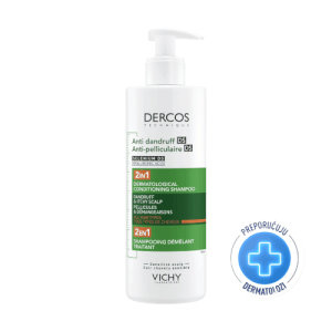 Vichy Dercos DS 2u1 dermokozmetički šampon i regenerator protiv peruti, 390ml