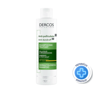 Vichy DERCOS Šampon protiv peruti za suhu kosu, 200ml