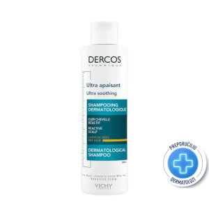 Vichy Dercos Šampon za umirenje osjetljivog vlasišta za suhu kosu, 200ml
