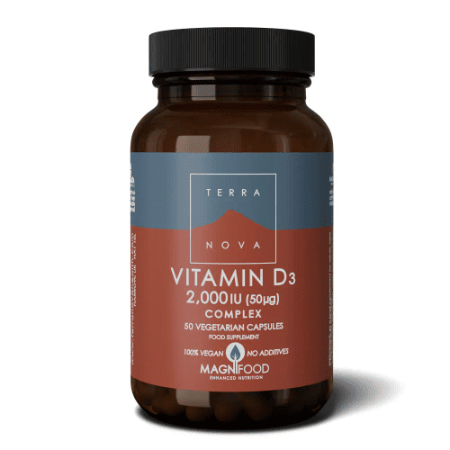 Terranova Vitamin D3 2000IJ kapsule a50