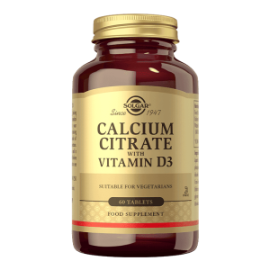 Solgar Calcium citrate+Vitamin D3 tablete a60